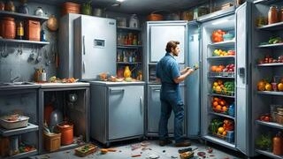 Ремонт дверных уплотнителей холодильника фото